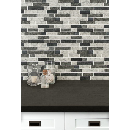 MSI Urban Tapestry Interlocking Random Sized Glass Mosaic Tile Wayfair